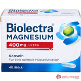 Biolectra Magnesium 400 mg ultra Magnesiumoxid Kapseln, 40 St..
