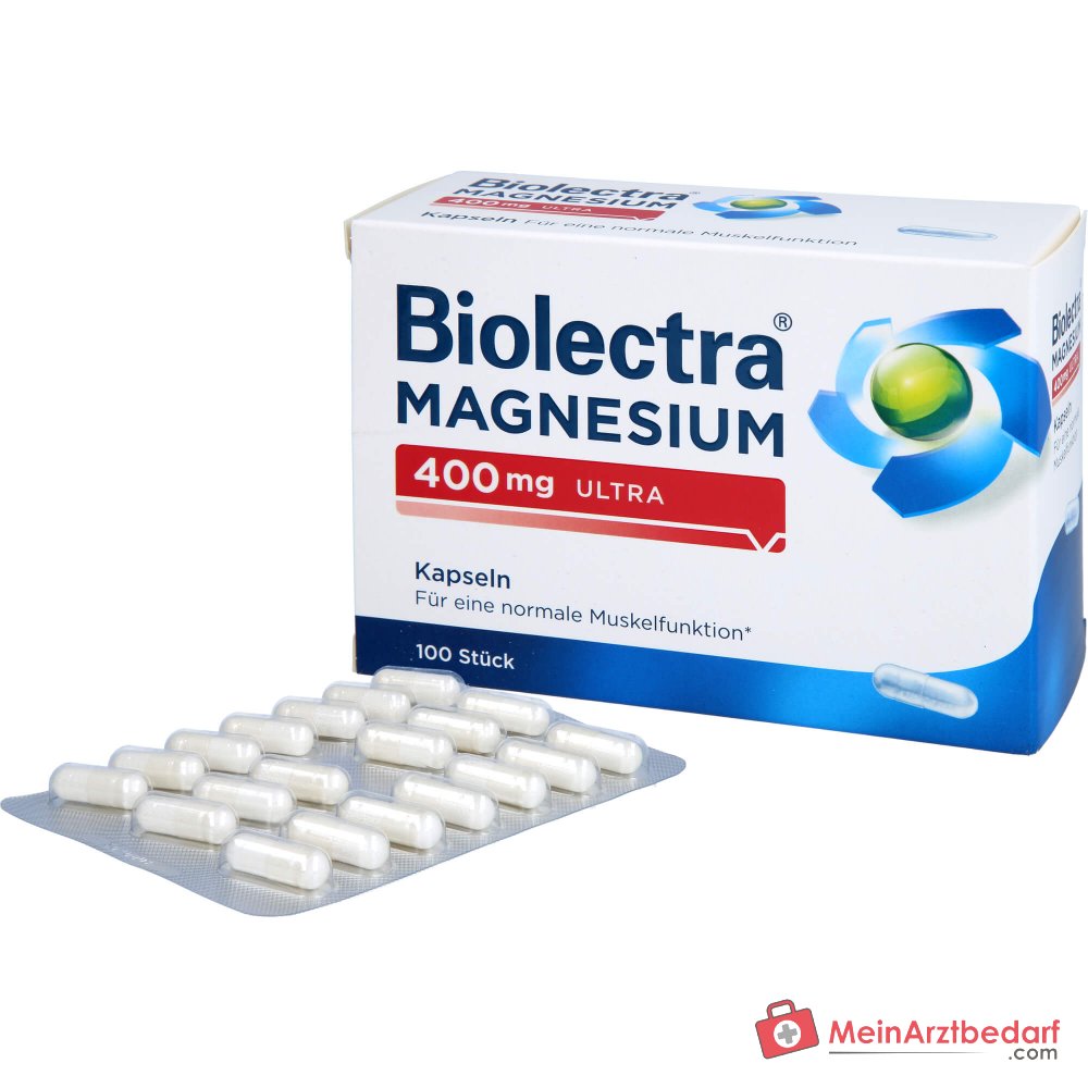 Biolectra Magnesium 400 mg ultra Kapseln, 100 St..