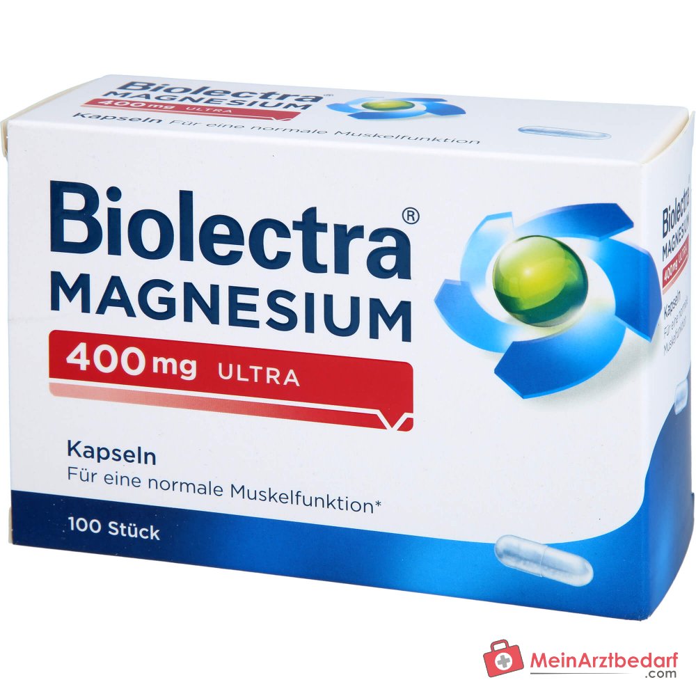 Biolectra Magnesium 400 mg ultra Kapseln, 100 St..