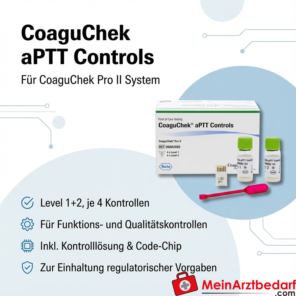 CoaguChek aPTT controles, 4 x 1 ml