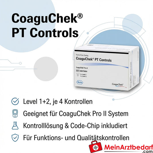 CoaguChek PT Controls, 4 x 1 ml