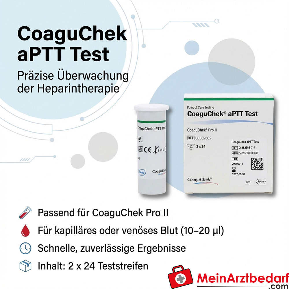 Test CoaguChek aPTT, 2 x 24 pezzi