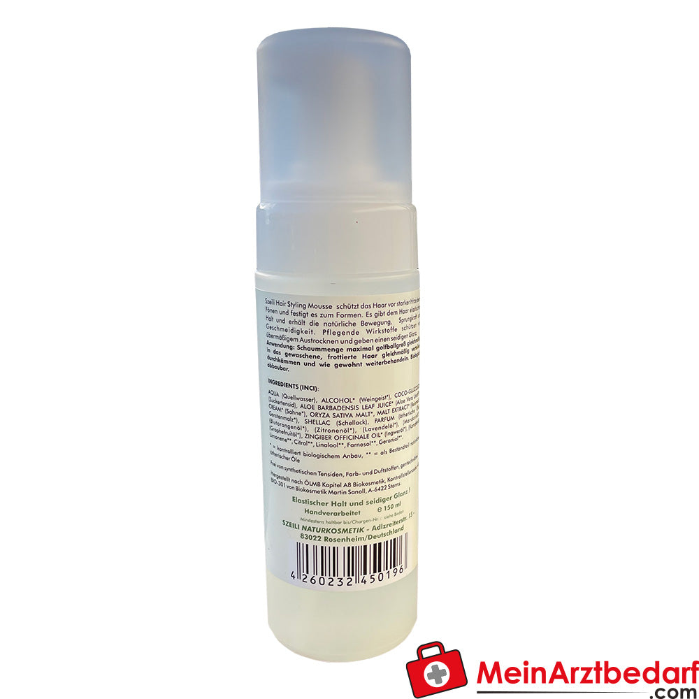 Szeili Hair Styling Mousse Volumen & Pflege  für normales & chemisch behandeltes Haar.