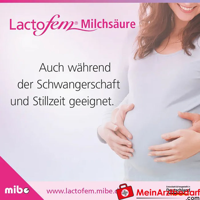 Lactofem® melkzuurvaginale zetpillen, 7 stuks.