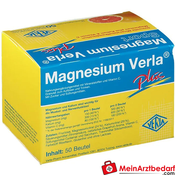 Magnésio Verla® Plus, 50 Cápsulas