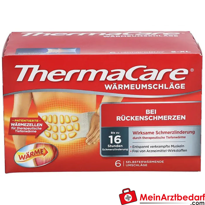 ThermaCare® 背部热敷包，6 件。