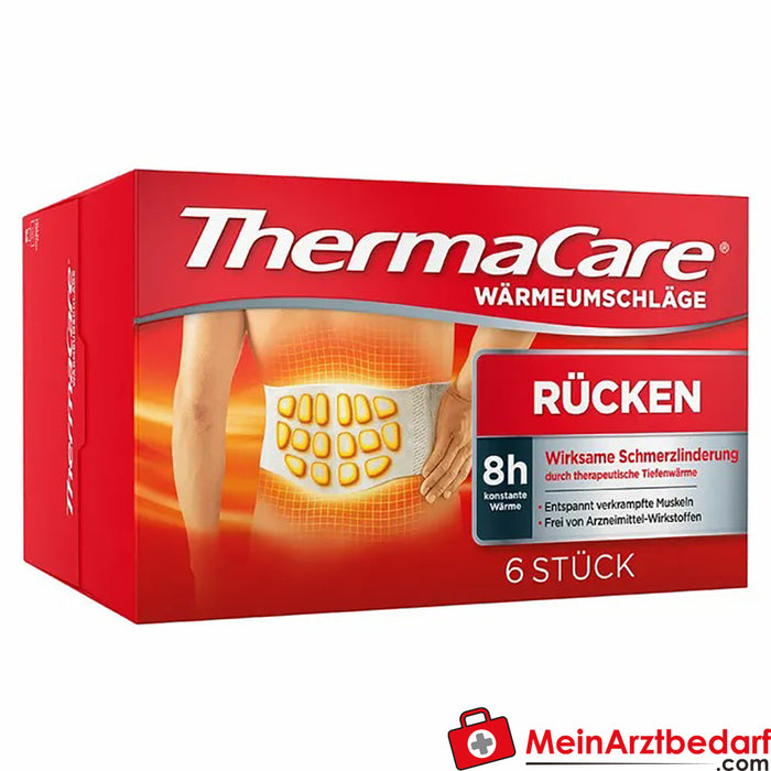 ThermaCare® ısı sargıları sırt, 6 adet.