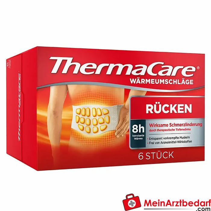 ThermaCare® 背部热敷包，6 件。