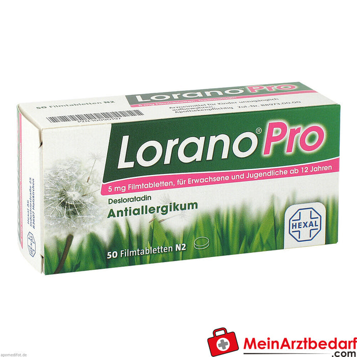 LoranoPro 5 mg per tutti i sintomi del raffreddore da fieno