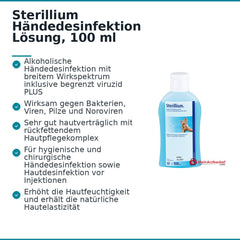 Sterillium Händedesinfektion Lösung, 100 ml.