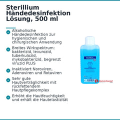 Sterillium Händedesinfektion Lösung, 500 ml.