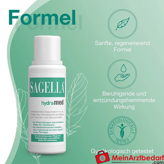 SAGELLA hydramed：私密处抗菌洗液，100 毫升