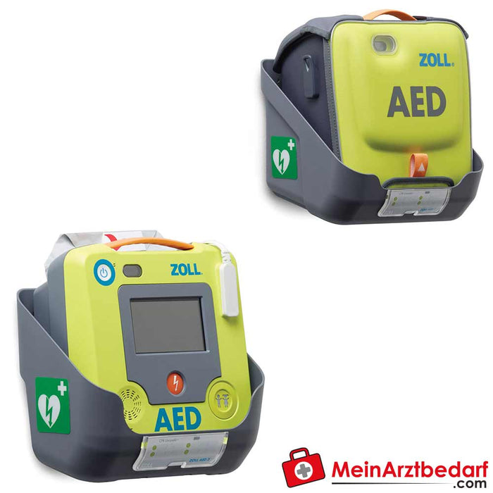 Soporte de pared para el Zoll AED 3 con o sin estuche