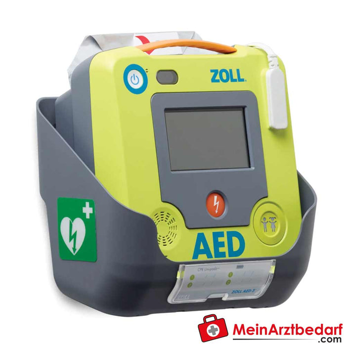 Wall mount for the Zoll AED 3 with or without case