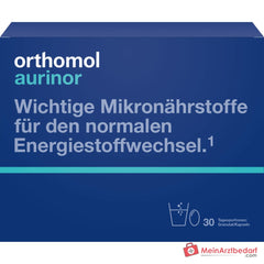 Orthomol Aurinor Granulat und Kapseln, 30 Portionen.