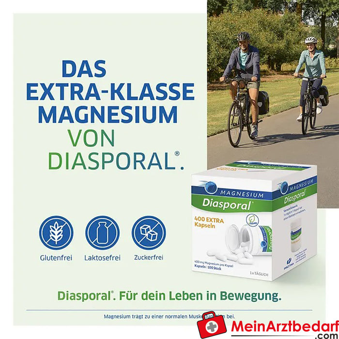 Magnesio-Diasporal® 400 Cápsulas EXTRA, 100 Cápsulas