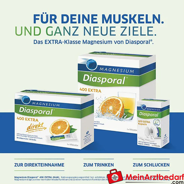 Magnezyum-Diasporal® 400 EXTRA Kapsül, 100 Kapsül