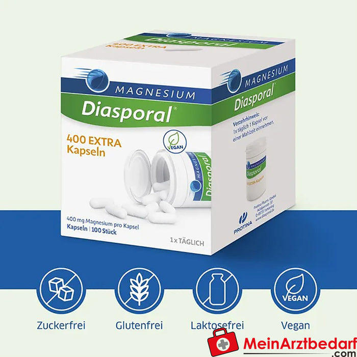 Magnesio-Diasporal® 400 Cápsulas EXTRA, 100 Cápsulas