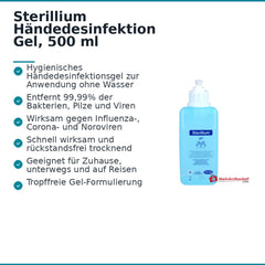 Sterillium Händedesinfektion Gel, 500 ml.