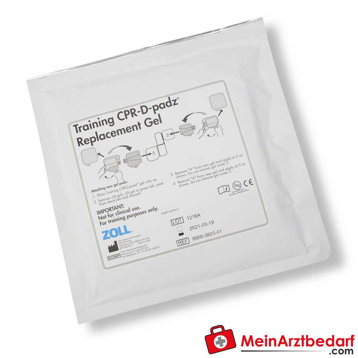 Geles adhesivos de recambio Zoll para electrodo de entrenamiento CPR-D padz, 5 unidades.