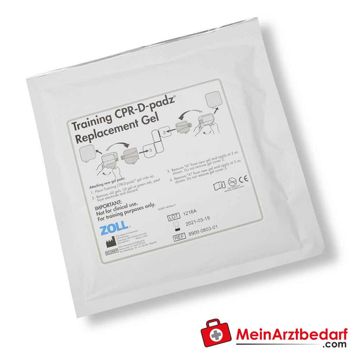 ZOLL Gel adhésif de rechange pour électrode d'entraînement CPR-D padz, 5 pces