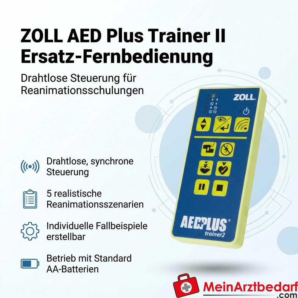 ZOLL replacement wireless remote control for AED Plus Trainer II