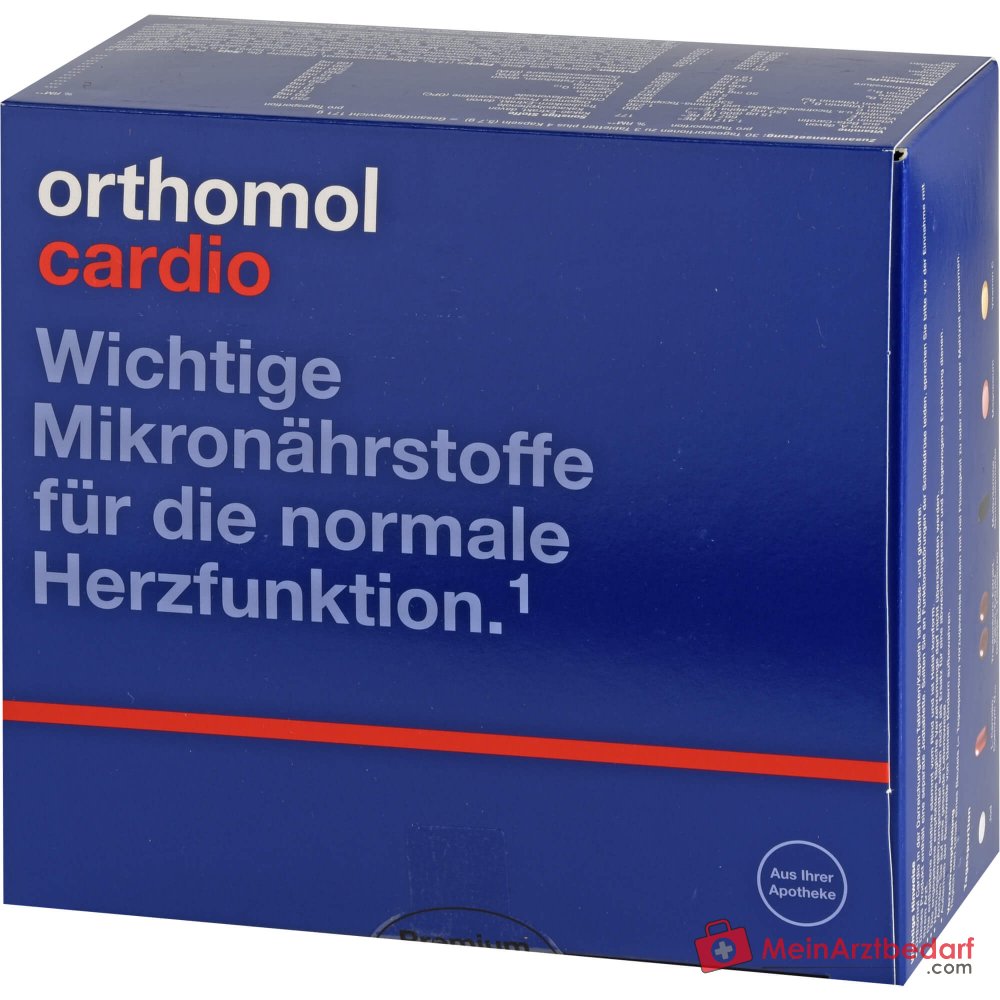 Orthomol Cardio Tabletten und Kapseln, 30 Tagesportionen.