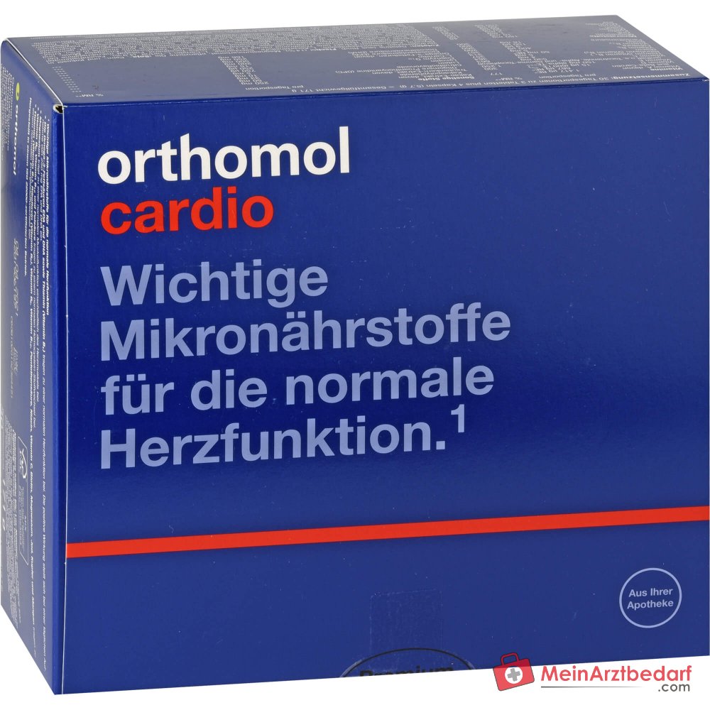 Orthomol Cardio Tabletten und Kapseln, 30 Tagesportionen.