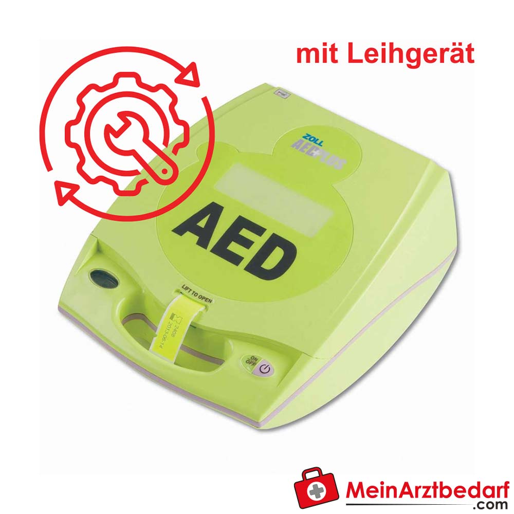 Sicherheitstechnische Kontrolle für ZOLL AED Defibrillator.