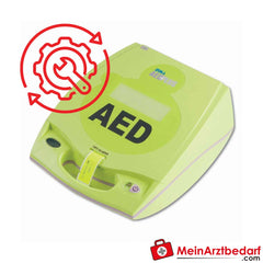 Sicherheitstechnische Kontrolle für ZOLL AED Defibrillator.