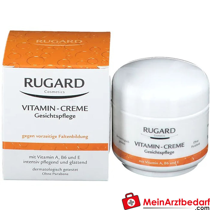 RUGARD Crema Vitamínica Cuidado Facial, 100 pzs.