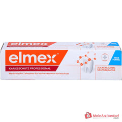 elmex Kariesschutz Professional Zahnpasta mit Zuckersäuren-Neutralisator / Fluorid / Kalzium, 75 ml.