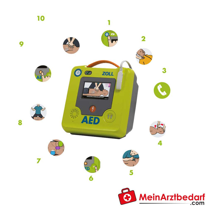 Défibrillateur entièrement automatique AED 3 de Zoll