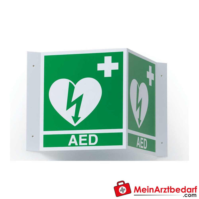 Zoll ILCOR AED wall sign 2D/3D