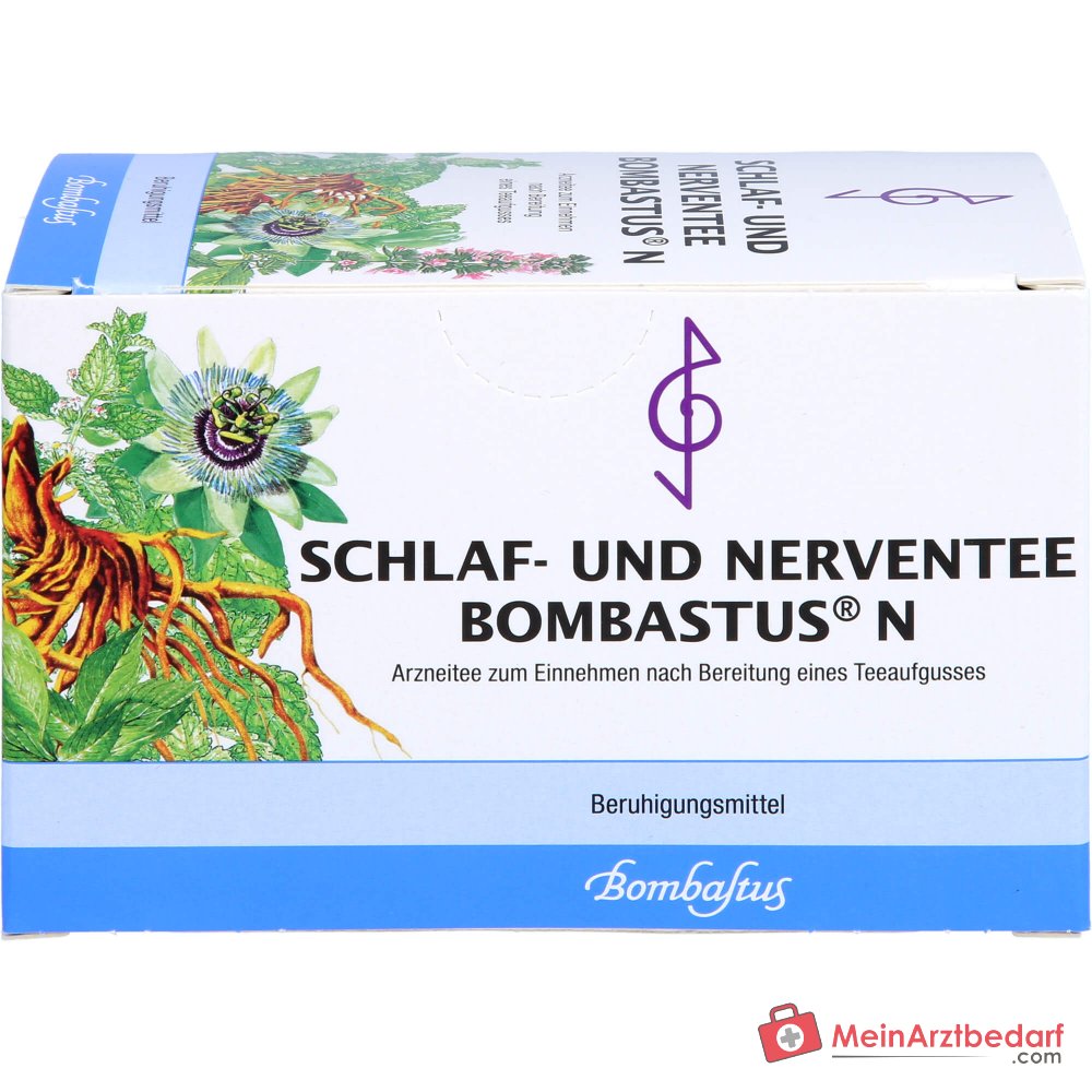 Bombastus tisana sonno e nervi N con valeriana, melissa e passiflora bustine 20 bustine, 20 x 2 g