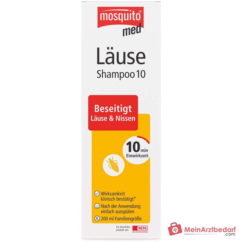 muggen med Luizenshampoo 10 Paraffineshampoo