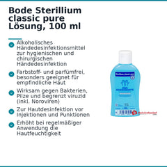 Bode Sterillium classic pure Lösung, 100 ml.