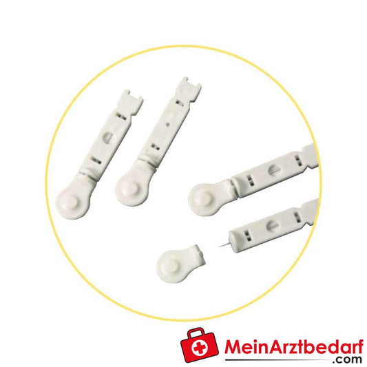 Accu-Chek Softclix Lanzetten zur Blutentnahme.