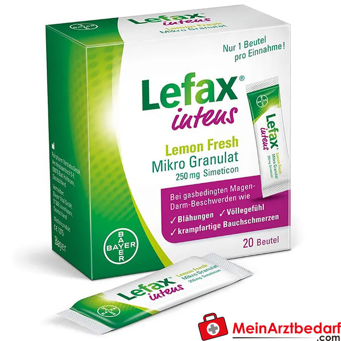 Lefax® intens micro gránulos, 20 uds.