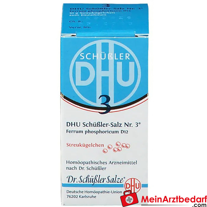 DHU Schüssler n° 3 Ferrum phosphoricum D12