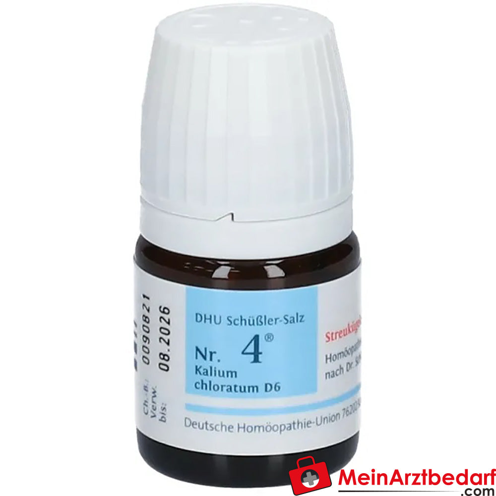 DHU Schüßler Nr. 4 Kalium chloratum D6.