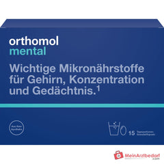 Orthomol Mental Granulat und Kapseln, 15 Tagesportionen.