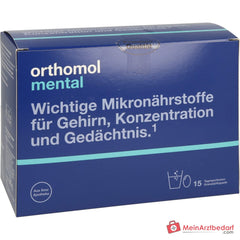 Orthomol Mental Granulat und Kapseln, 15 Tagesportionen.