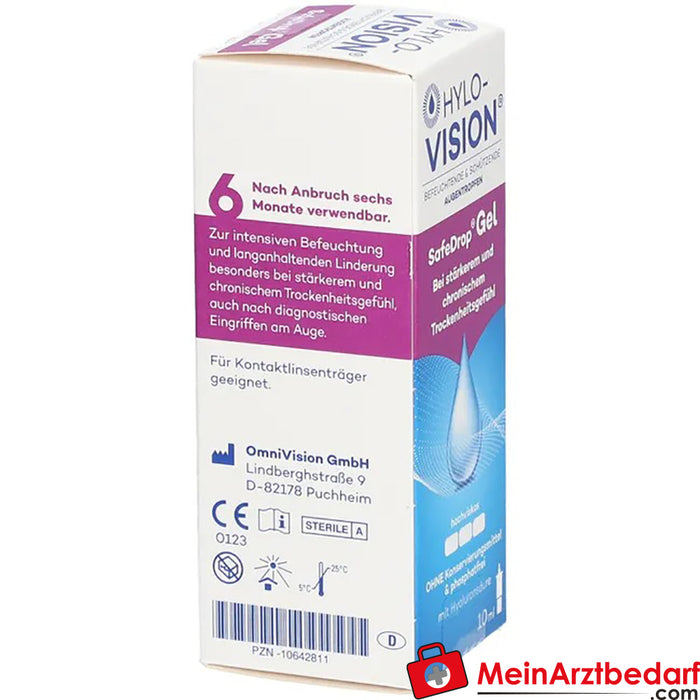 Hylo-Vision® SafeDrop® Gel, 10ml