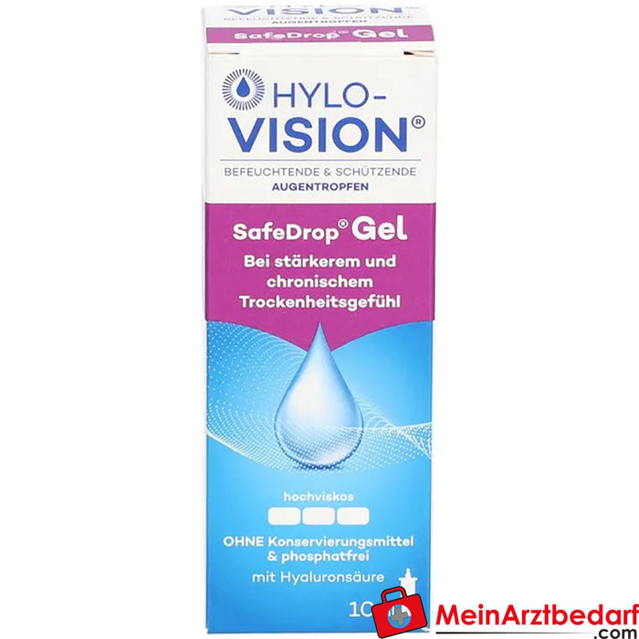 Hylo-Vision® SafeDrop® 凝胶，10 毫升