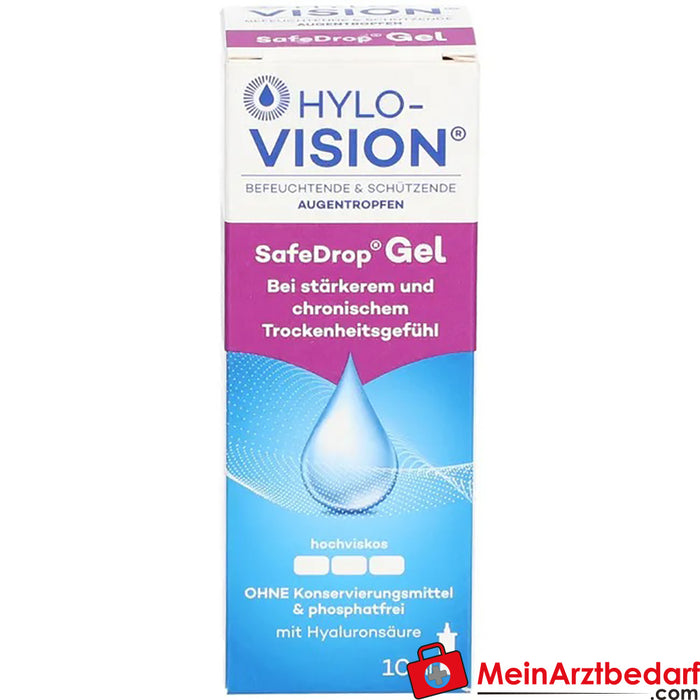 Gel Hylo-Vision® SafeDrop®, 10 ml