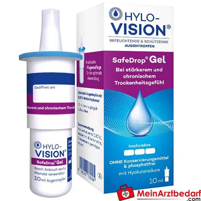 Hylo-Vision® SafeDrop® 凝胶，10 毫升