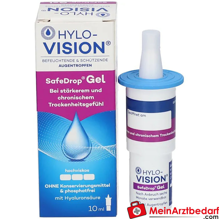 Gel Hylo-Vision® SafeDrop®, 10 ml