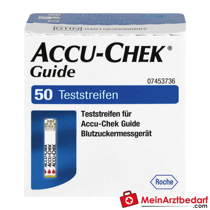 Accu-Chek Kılavuz Glikoz, 50 test şeridi