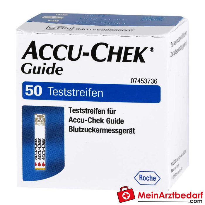 Glucosa de la Guía ACU - chek, 50 tiras de prueba